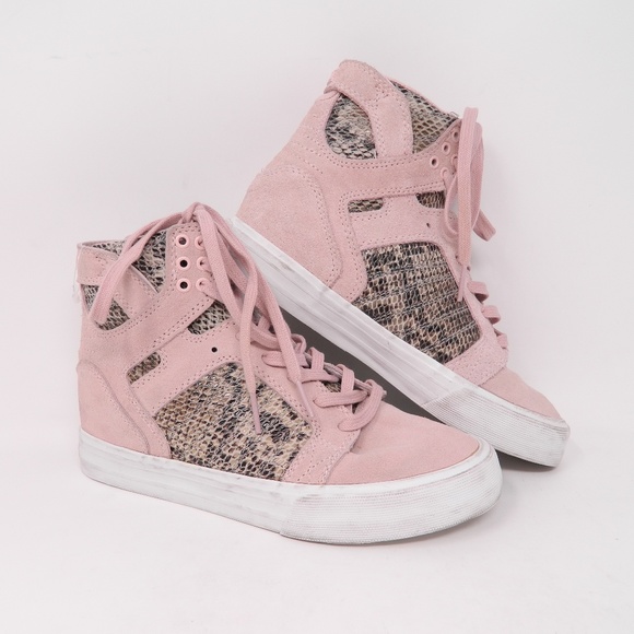 supra womens cuttler paint splatter-white